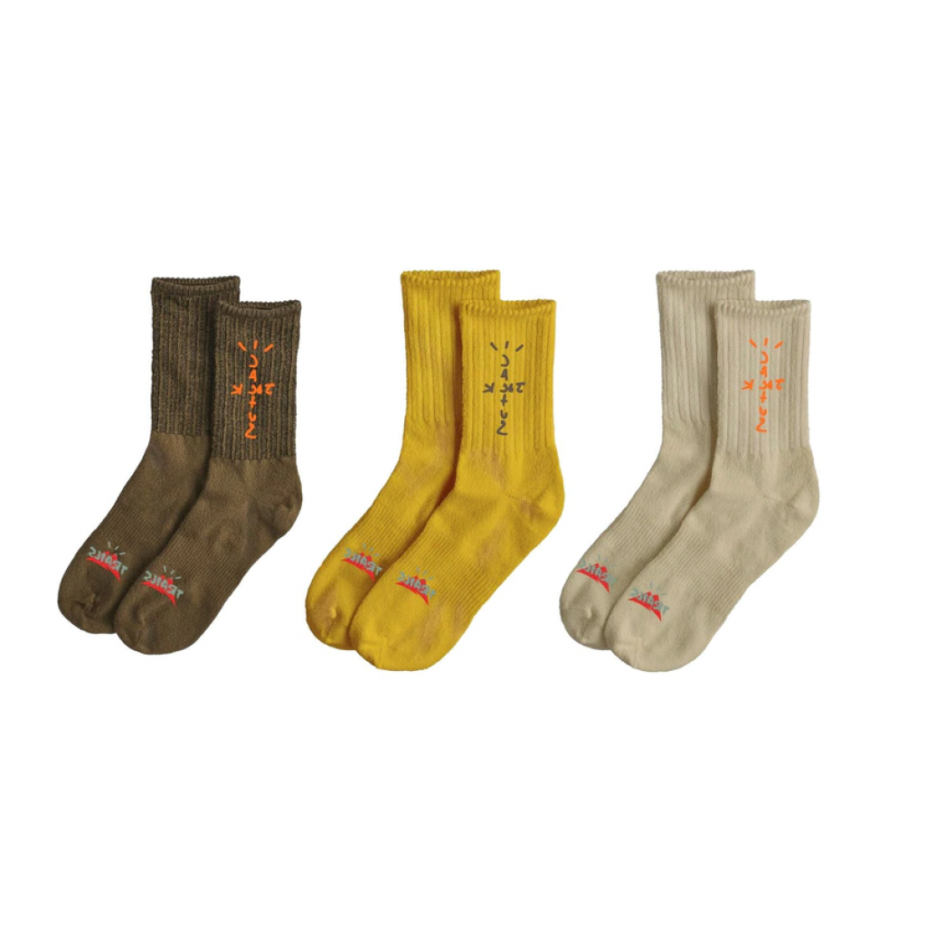 Travis Scott Cactus Trails Hiking Socks Pack Natural/Gold/Brown